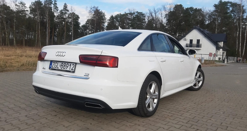 Audi A6 cena 59999 przebieg: 147000, rok produkcji 2017 z Goleniów małe 497